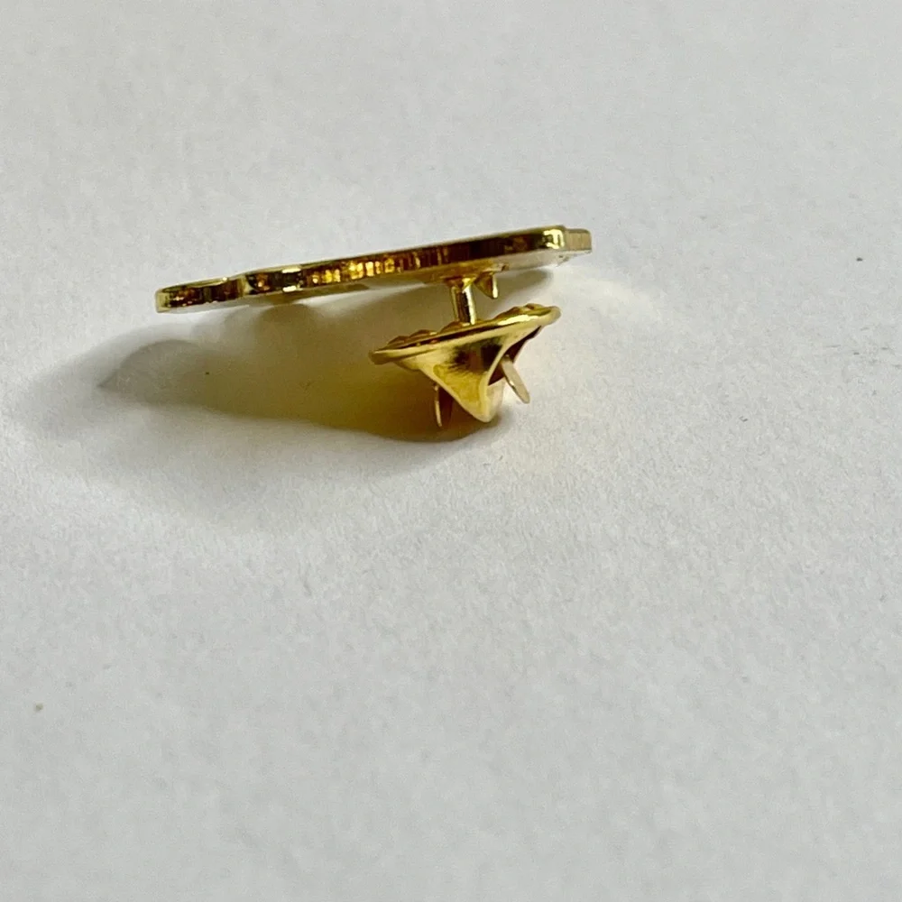 Beverly Hills Logo Gold and Black Enamel Pin